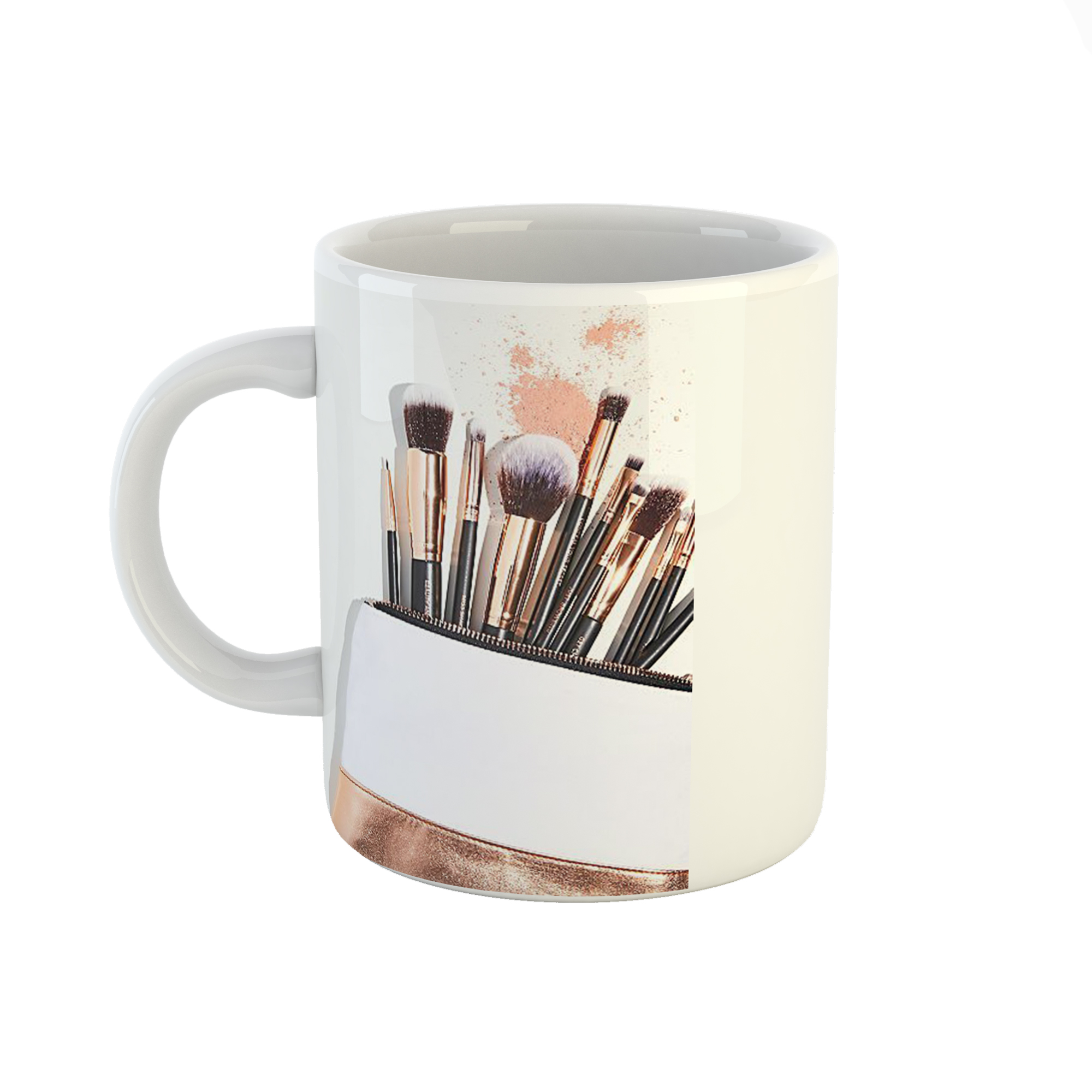 ماگ طرح گرافیکی لوازم و ارایش دخترونه