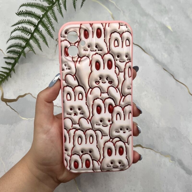 قاب گوشی GalaxyA04E ژله ای طرح خرگوشی کد 53863