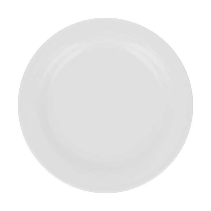 بشقاب غذاخوری چینی زرین ایران سری هتلی 49 کد 27 بسته 6 عددی درجه عالی