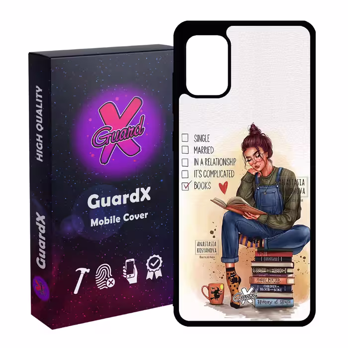 کاور گارد ایکس طرح دختر مدل Glass10286 مناسب برای گوشی موبایل سامسونگ Galaxy A71