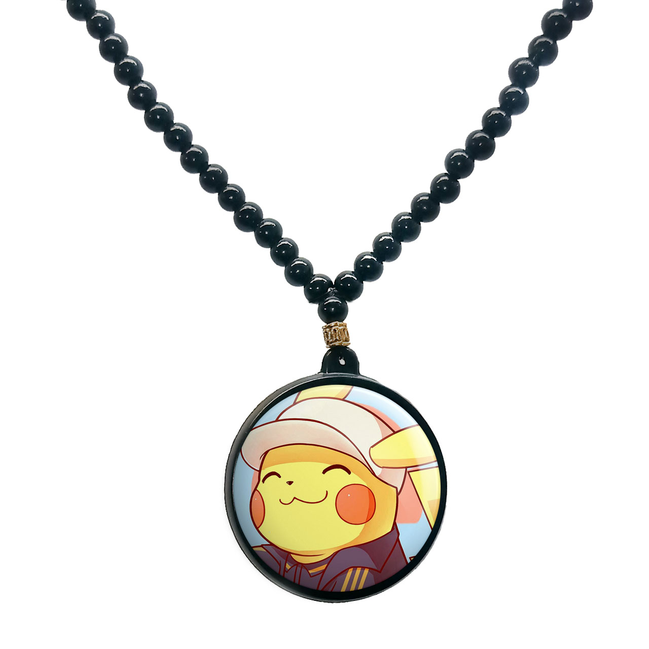 گردنبند پرمانه طرح pokemon کد pmd.25185 مدل دو طرفه