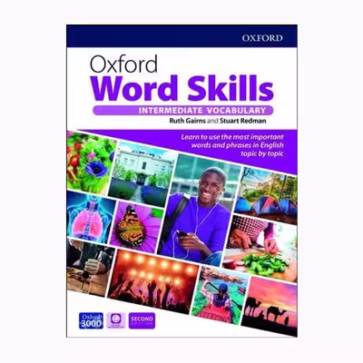 کتاب Oxford Word Skills Intermediate 2nd اثر Ruth Gairns and Stuart Redman انتشارات OXFORD