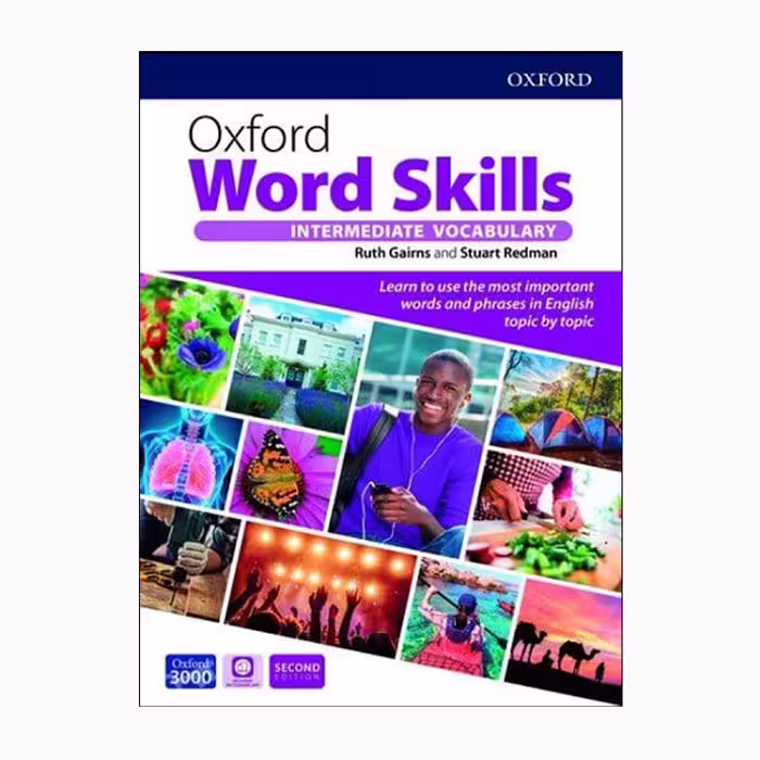 کتاب Oxford Word Skills Intermediate 2nd اثر Ruth Gairns and Stuart Redman انتشارات OXFORD