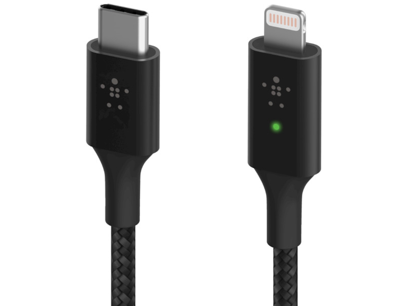 کابل Type-C به Lightning بلکین مدل CAA006bt01MBK به طول 1 متر