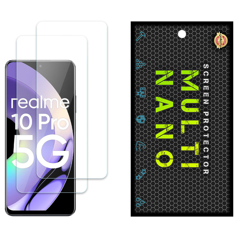 محافظ صفحه نمایش مولتی نانو مدل X-S2N مناسب برای گوشی موبایل ریلمی 10 Pro بسته دو عددی | کالا برتری