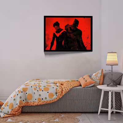 تابلو مدل batman nd night کد F-11008