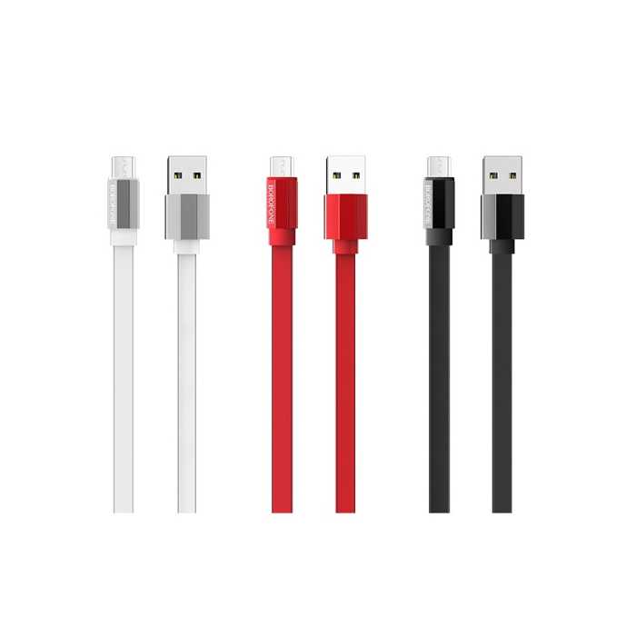 کابل تبدیل USB به microUSB بروفون مدل BU8 طول 1.2 متر