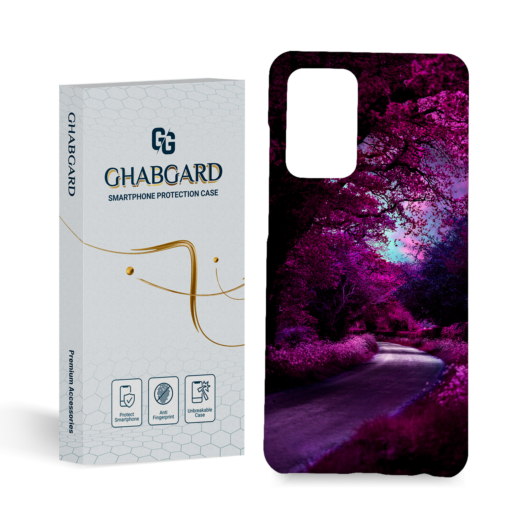 کاور گارد قاب مدل طبیعت مناسب برای گوشی موبایل سامسونگ  galaxy a52