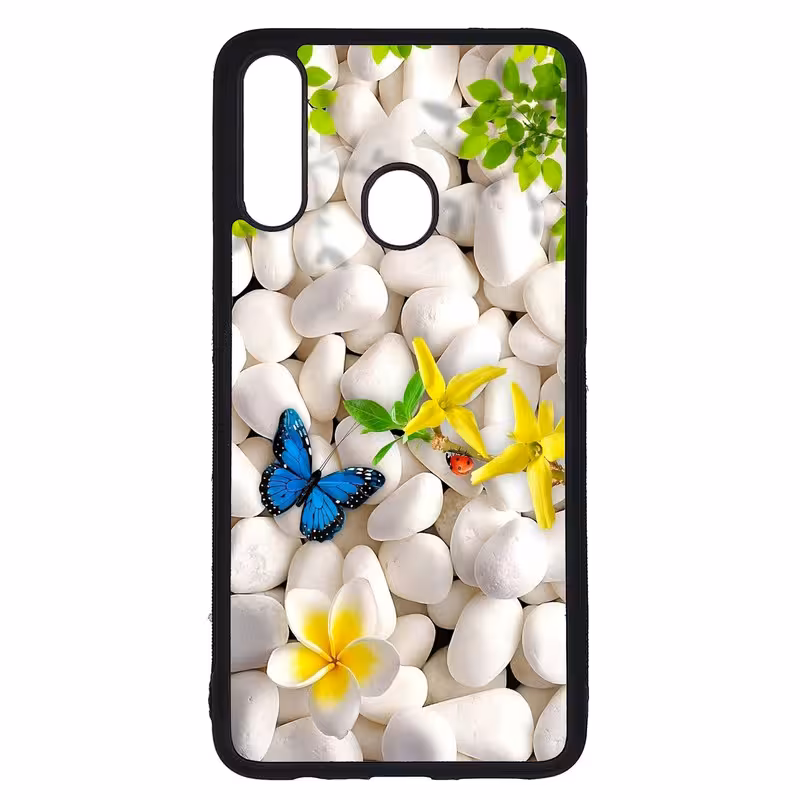 کاور طرح پروانه کد G-168 مناسب برای گوشی موبایل سامسونگ Galaxy A20s | دیجی قاب دونی