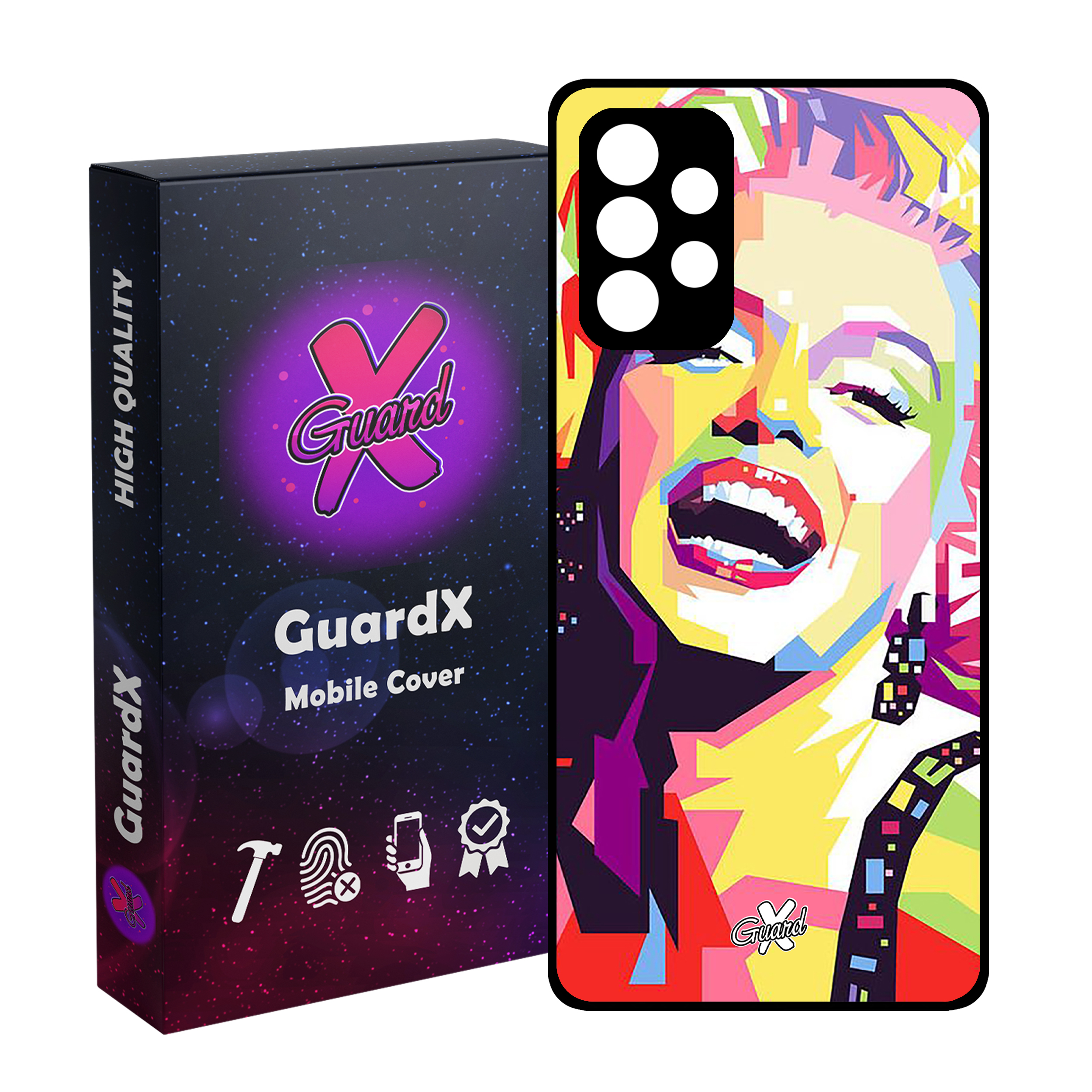 کاور گارد ایکس طرح Marilyn Monroe مدل Glass10273 مناسب برای گوشی موبایل سامسونگ Galaxy A52
