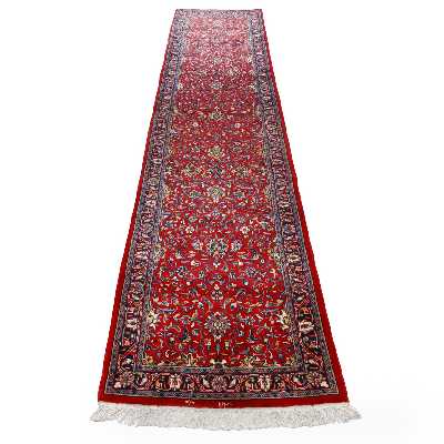 فرش دستباف کناره طول سه و نیم متر سی پرشیا کد 183089