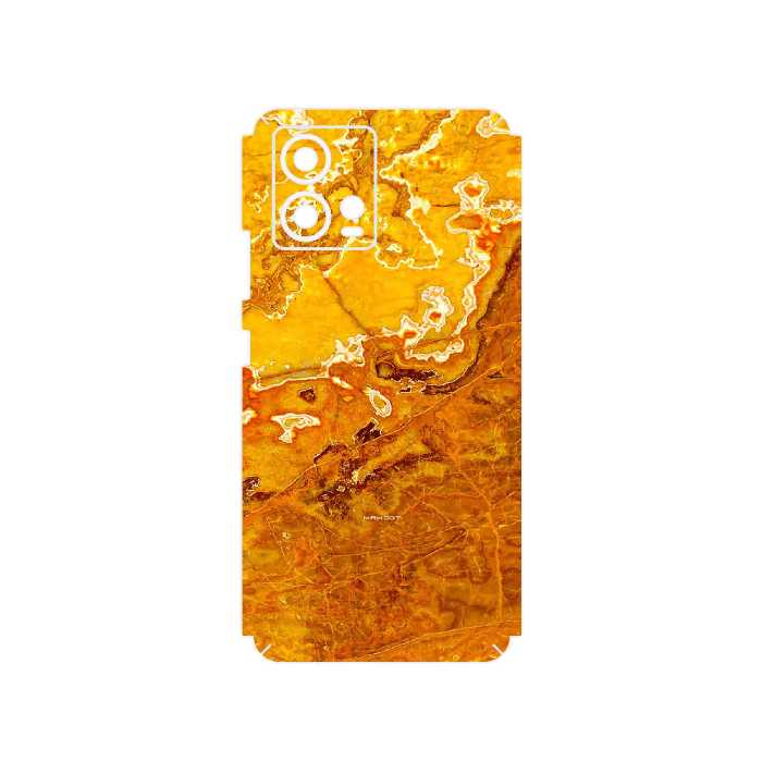 برچسب پوششی ماهوت مدل Gold Marble مناسب برای گوشی موبایل موتورولا Edge 30 Fusion