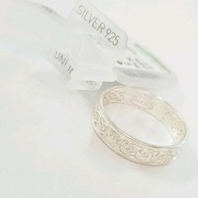 انگشتر حلقه رینگی نقره عیار 925 ، عیار حک شده داخل انگشتر
