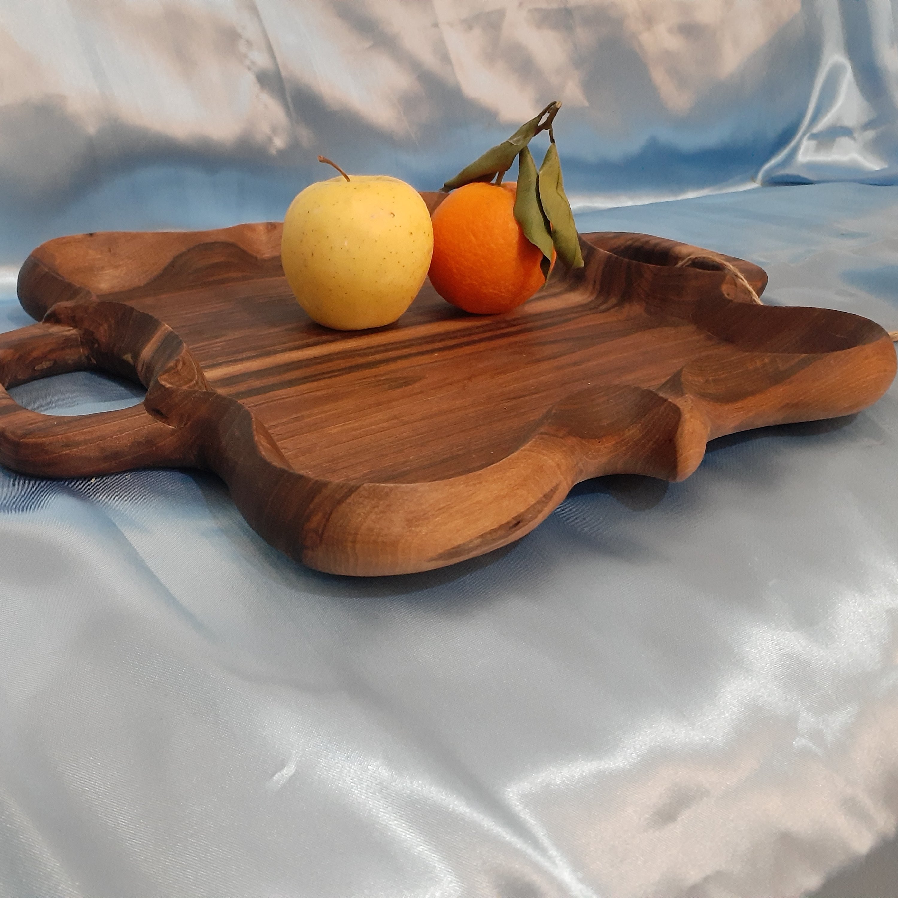 سینی دفرمه چوبی