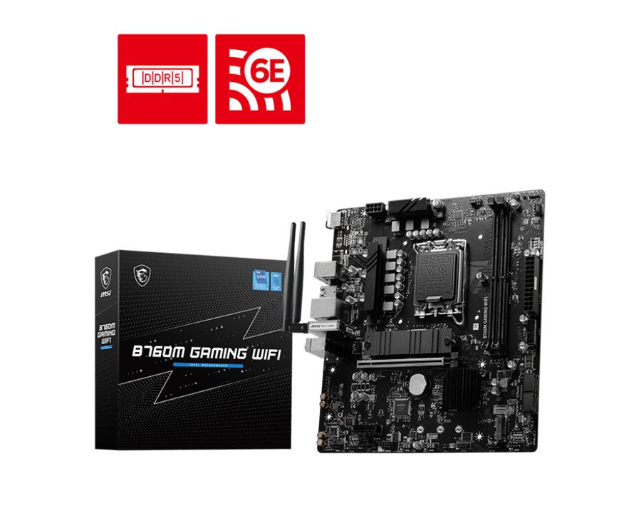 مادربرد ام اس آی مدل B760M GAMING WIFI سوکت 1700