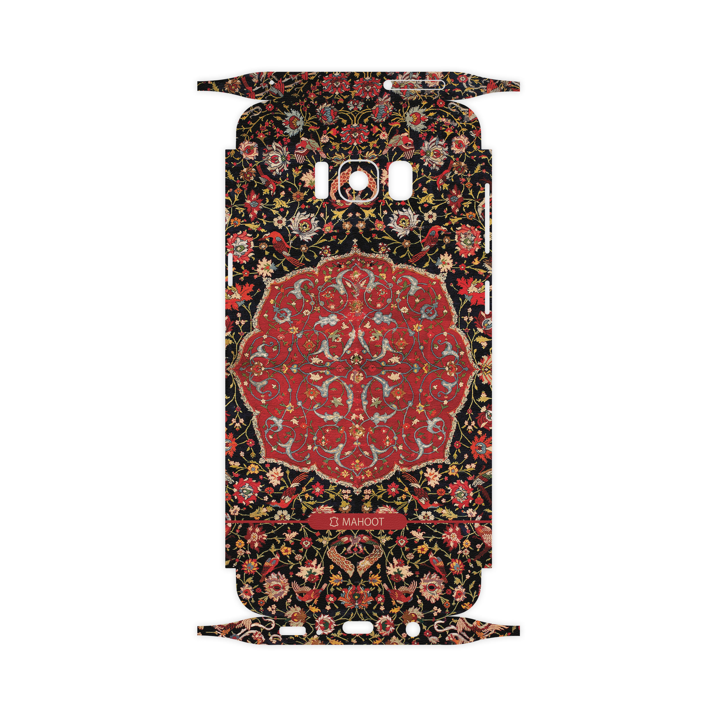برچسب پوششی ماهوت مدل Persian-Carpet-Red-FullSkin مناسب برای گوشی موبایل سامسونگ Galaxy S9