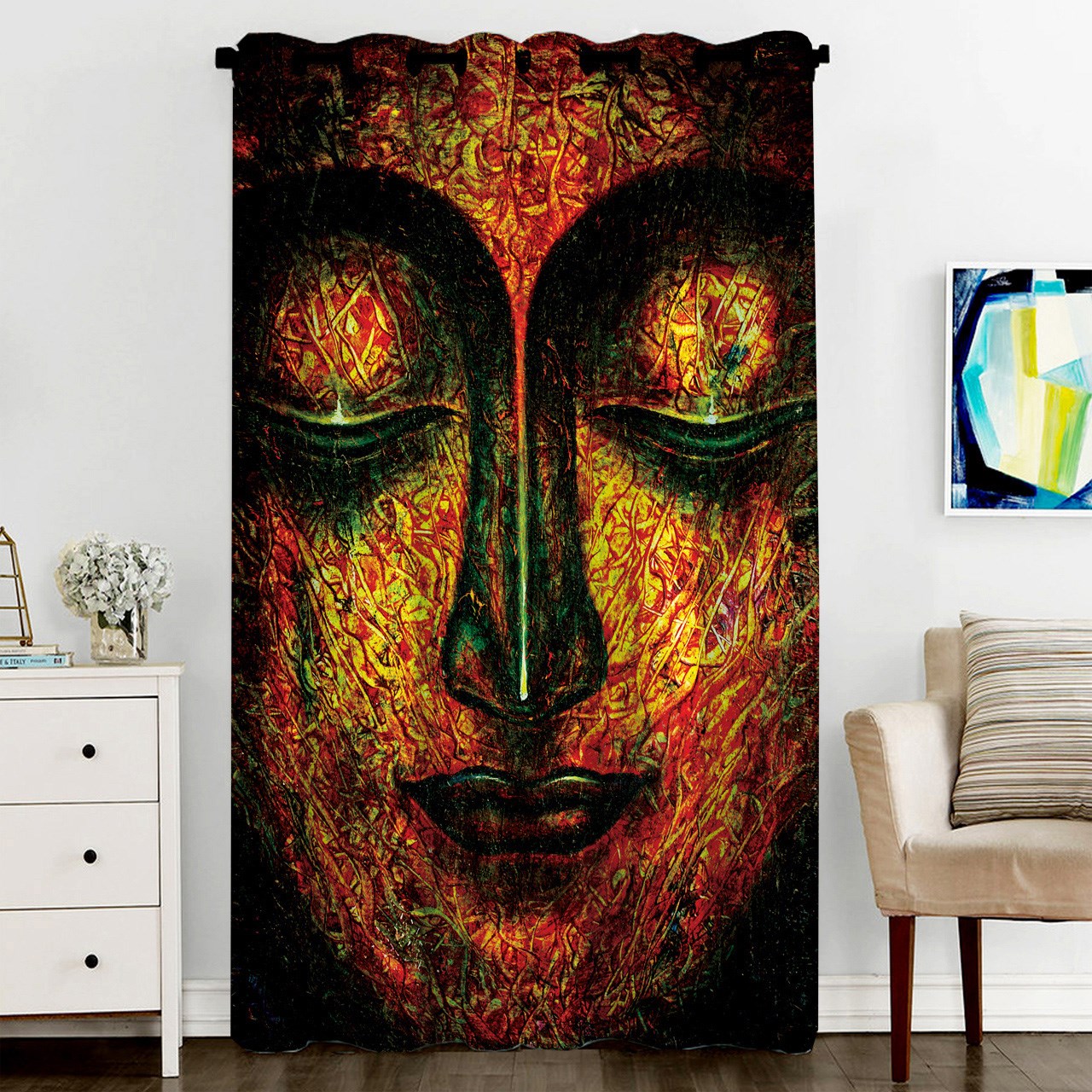 پرده مخمل رنس مدل C3-50130 ارتفاع 290 سانتی متر