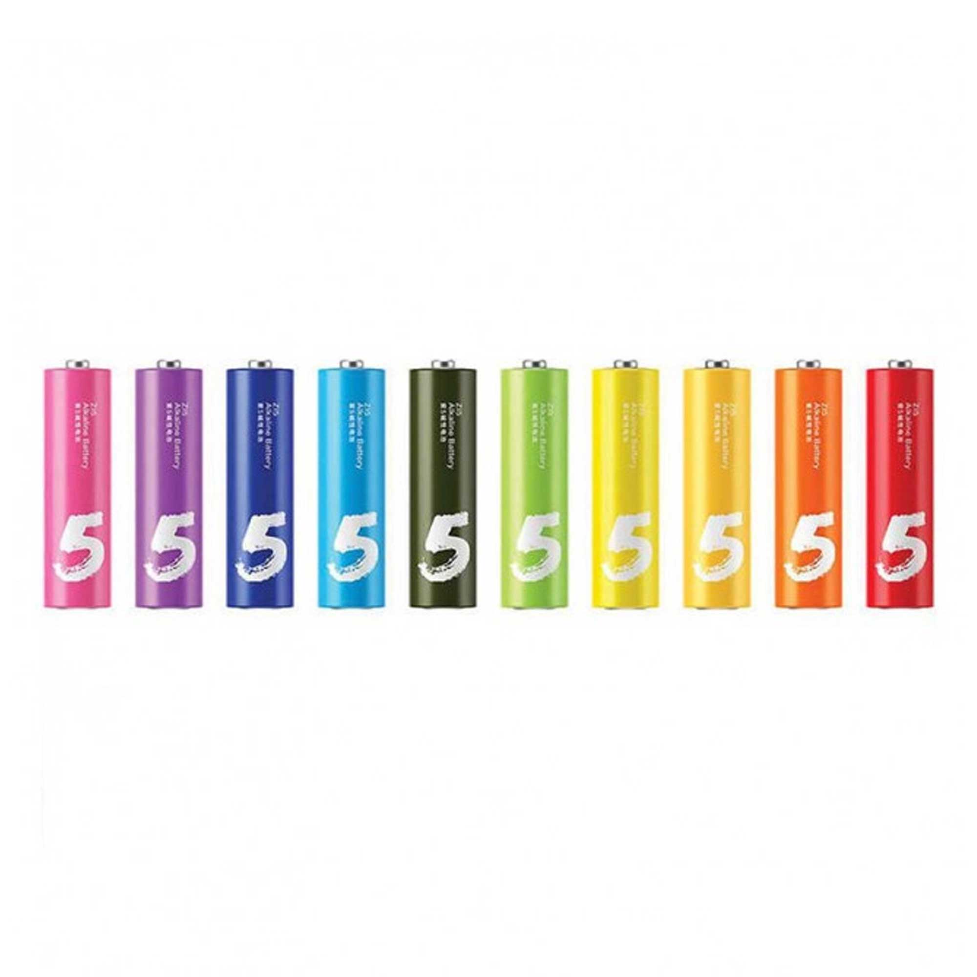 باتری قلمی آلکالاین شیائومی مدل ZI5 بسته 10 عددی