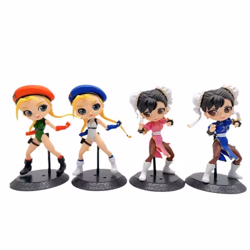 فیگور کیوپاسکت مدل مبارز خیابانی Street Fighter طرح دختران مبارز مجموعه 4 عددی