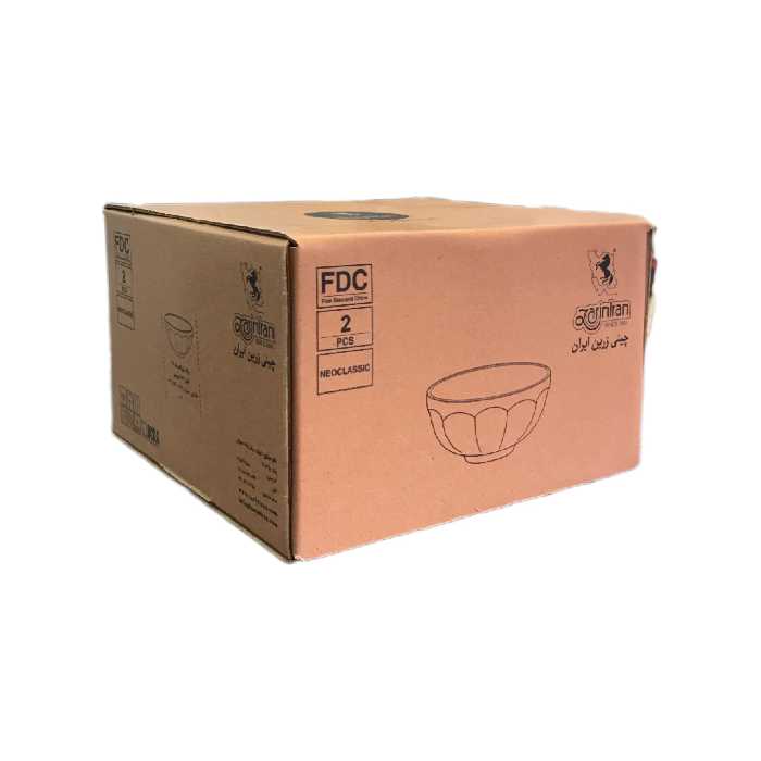 پیاله چینی زرین ایران مدل مونت كارلو بسته 6 عددي درجه 2