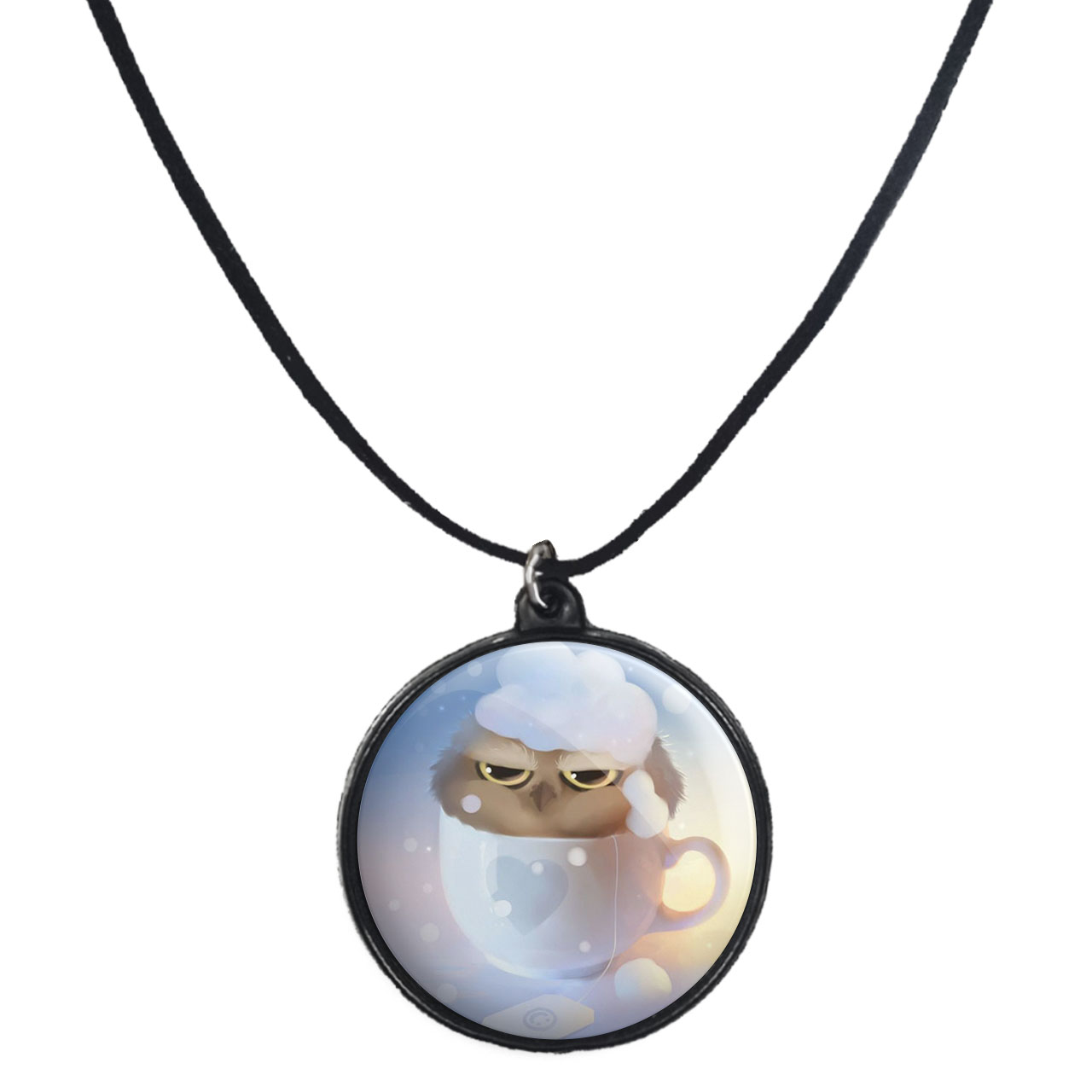 گردنبند پرمانه طرح حیوانات کیوت کد pmb.21454 مدل دو طرفه