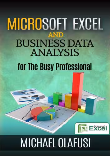 خرید و دانلود نسخه کامل کتاب Microsoft Excel and Business Data Analysis for The Busy Professional