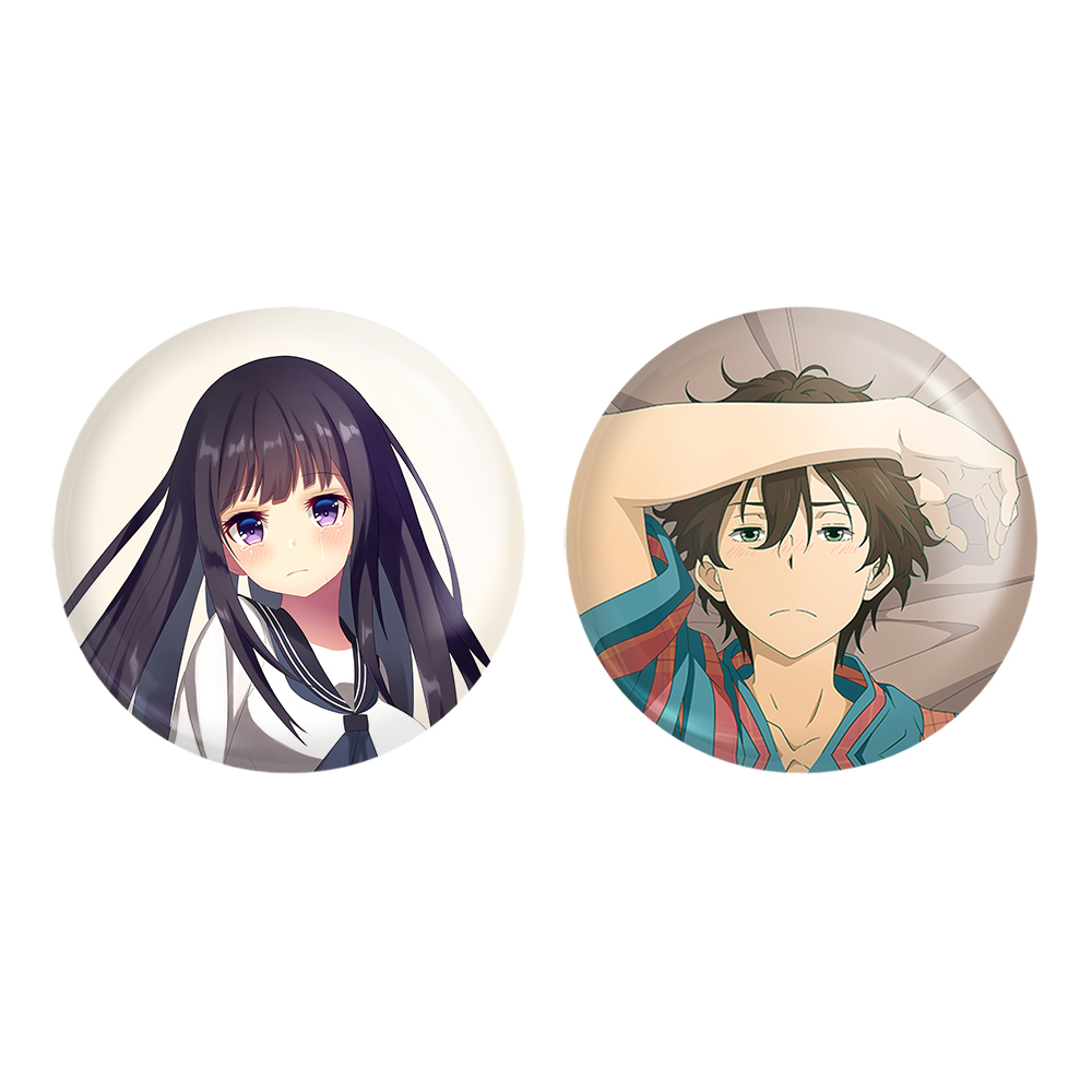 پیکسل خندالو مدل اورکی و چیتاندا انیمه هیوکا Hyouka کد 1707517074 مجموعه 2 عددی