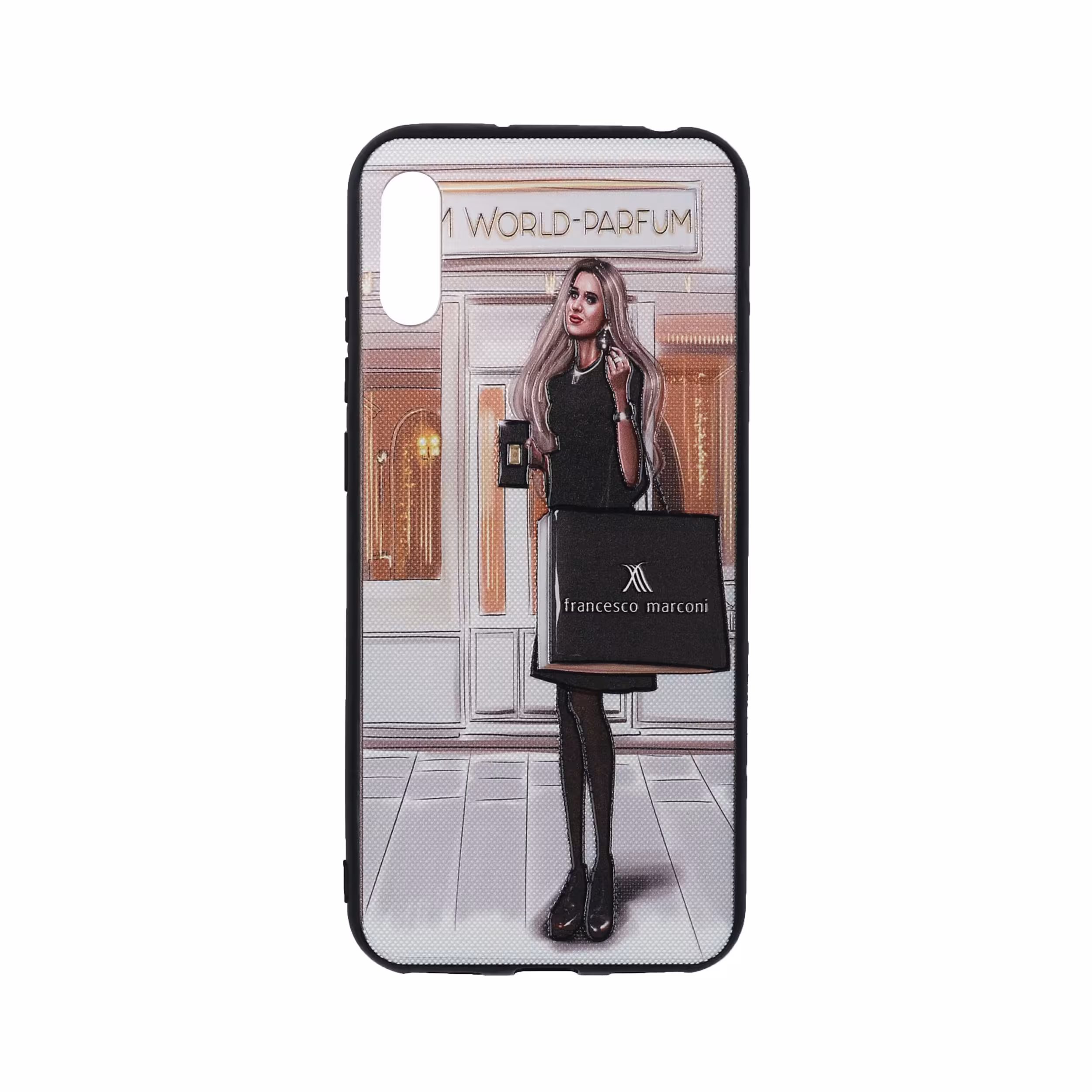 کاور طرح دختر کد 01 مناسب برای گوشی موبایل هوآوی Honor 8A 