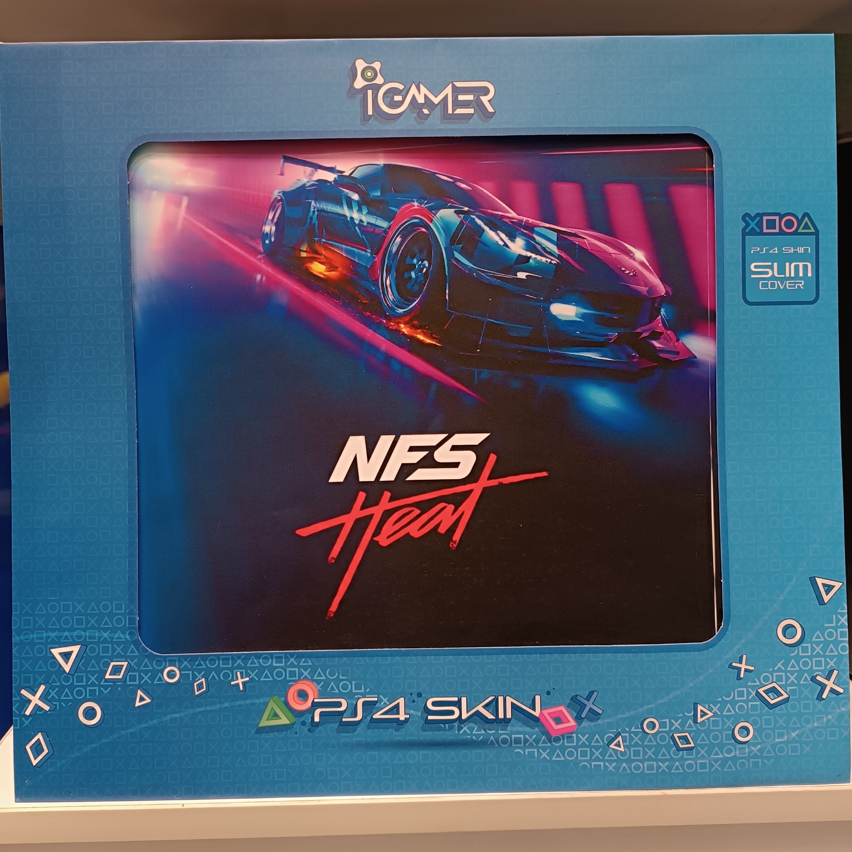 برچسب محافظ ps4 طرح NFS