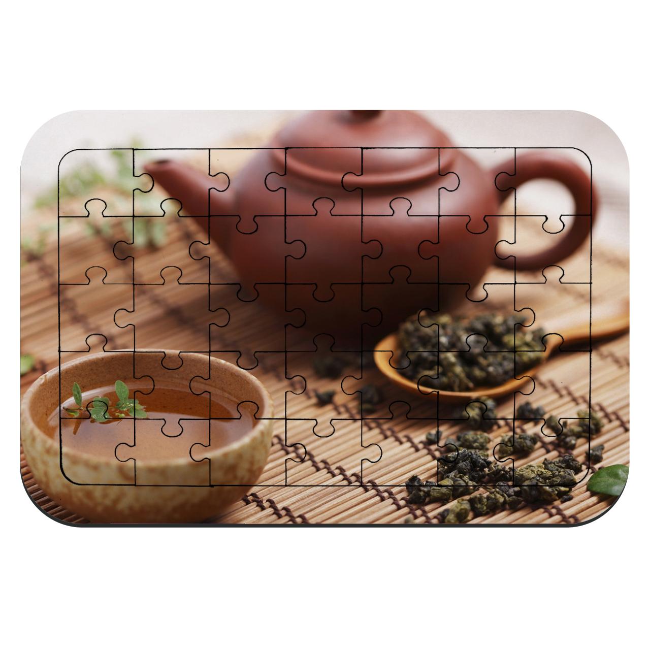 پازل 35 تکه طرح قوری و دمنوش گیاهی مدل NI521