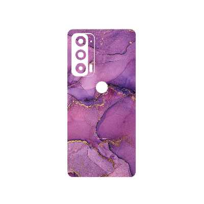 برچسب پوششی ماهوت مدل Purple Marble مناسب برای گوشی موبایل موتورولا Edge 20