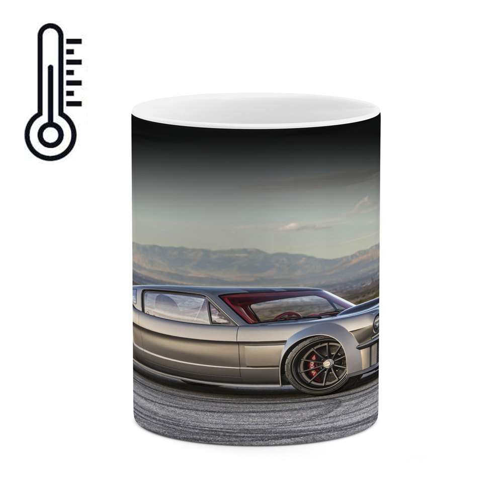 ماگ حرارتی کاکتی طرح ماشین مدل mgh16015