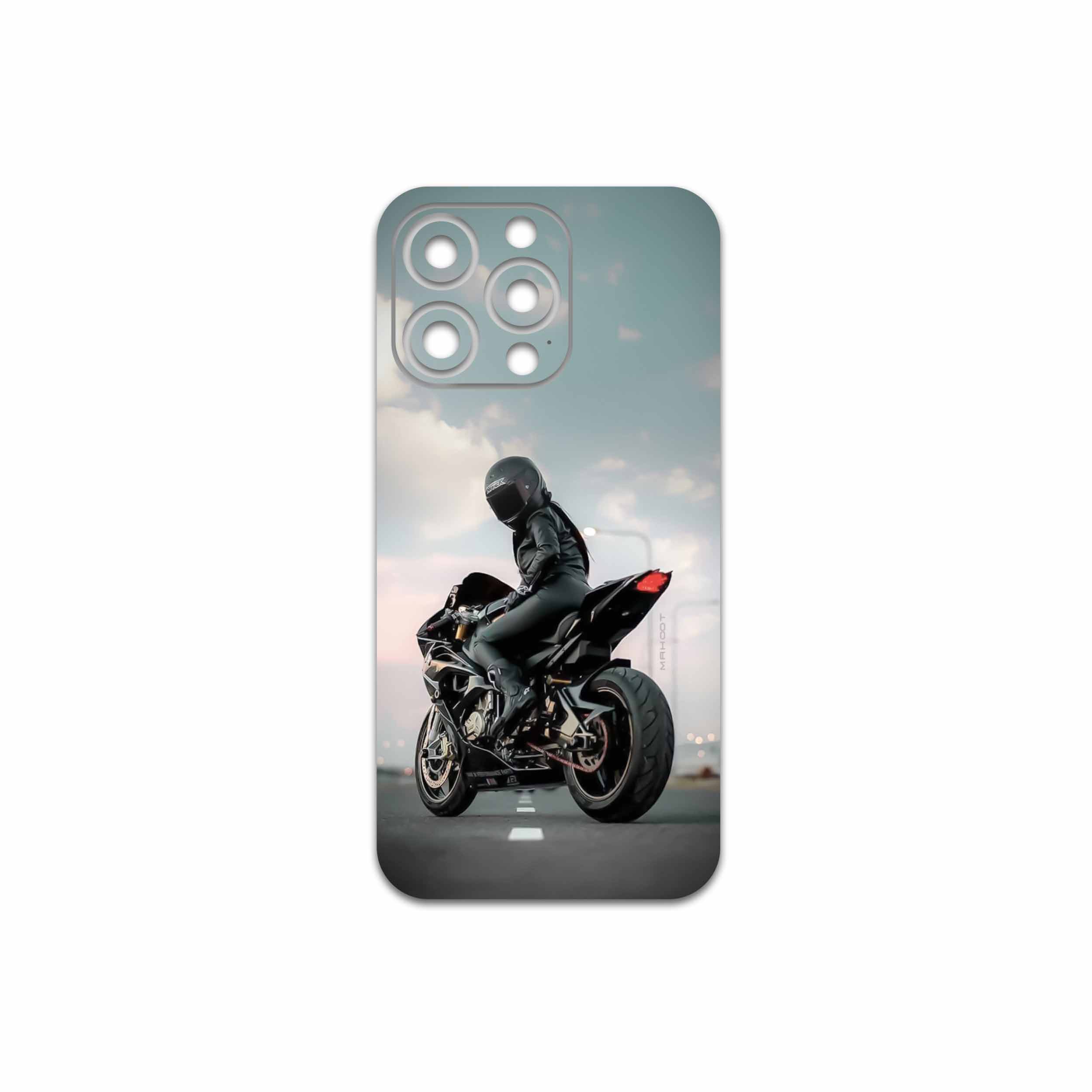 برچسب پوششی ماهوت مدل Motorcycling مناسب برای گوشی موبایل اپل iPhone 13 Pro Max