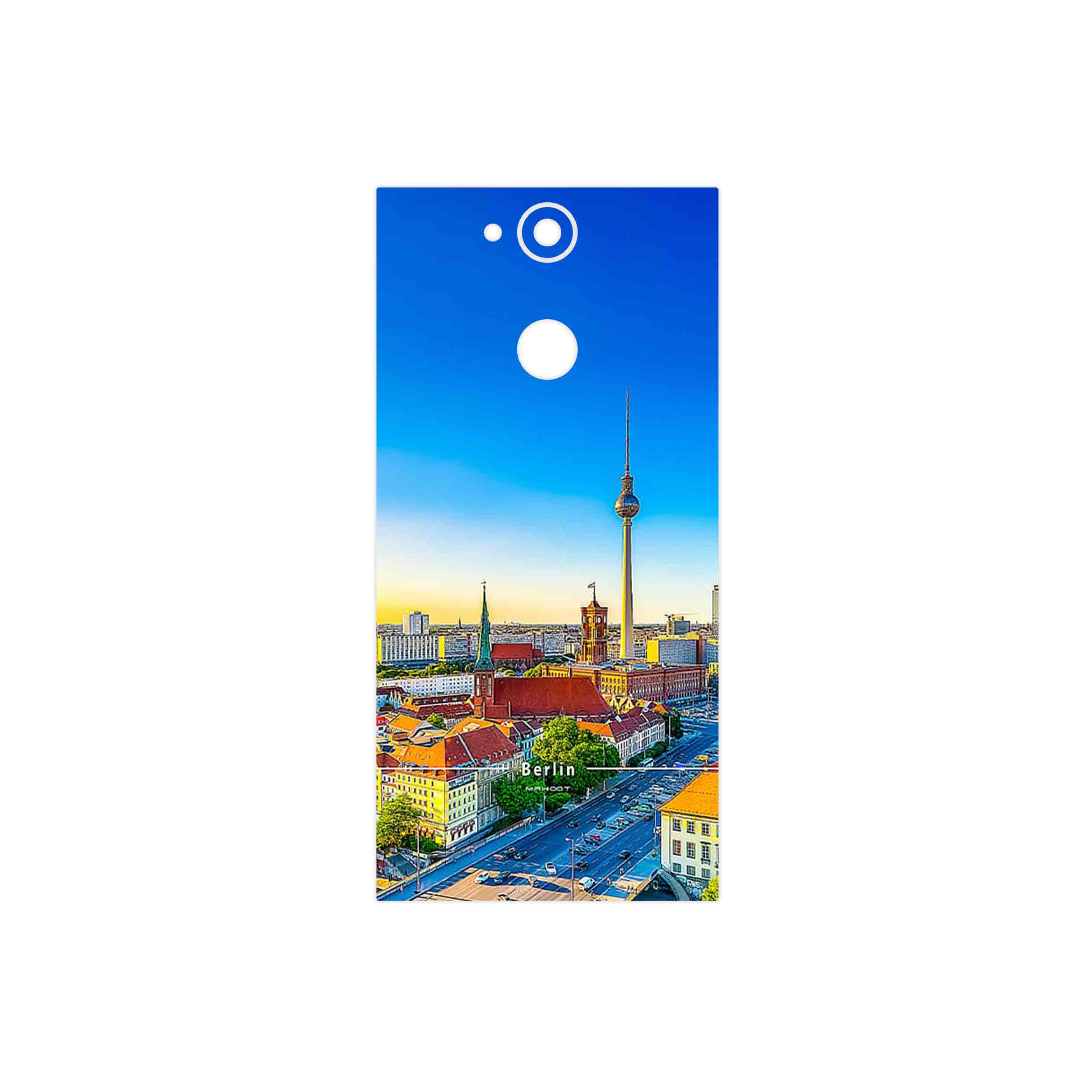 برچسب پوششی ماهوت مدل City of Berlin مناسب برای گوشی موبایل سونی Xperia XA2