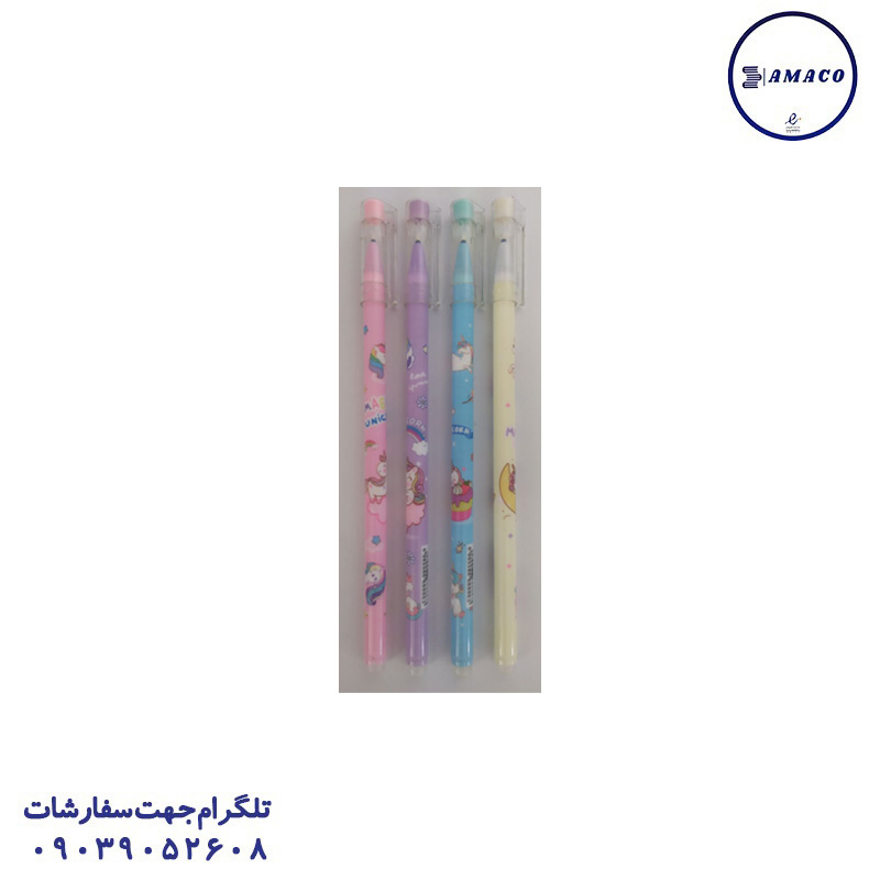 خودکار فانتزی پاکن دار 12 عددی
