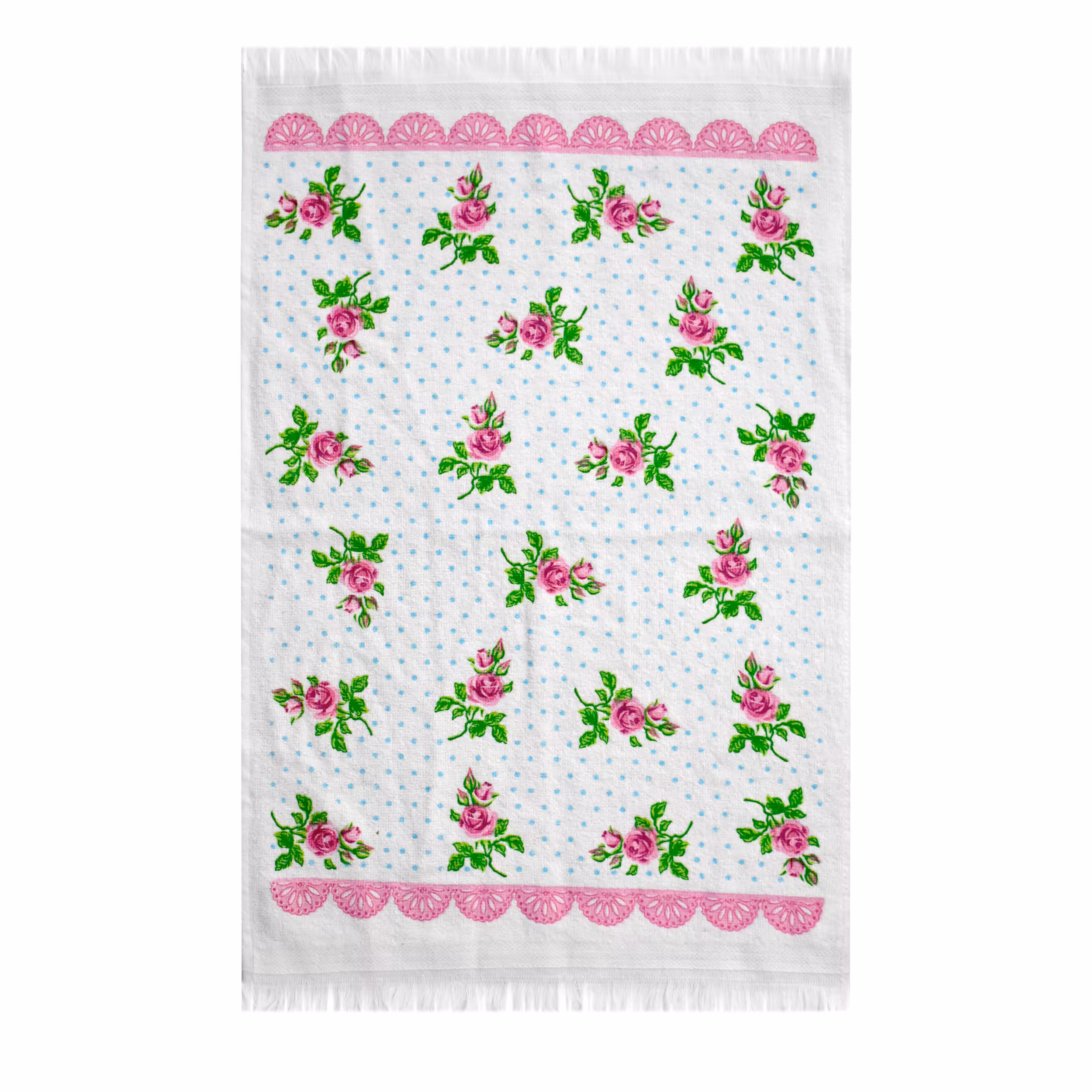 حوله آشپزخانه دیلا مدل Flower سایز 40x60 سانتی متر