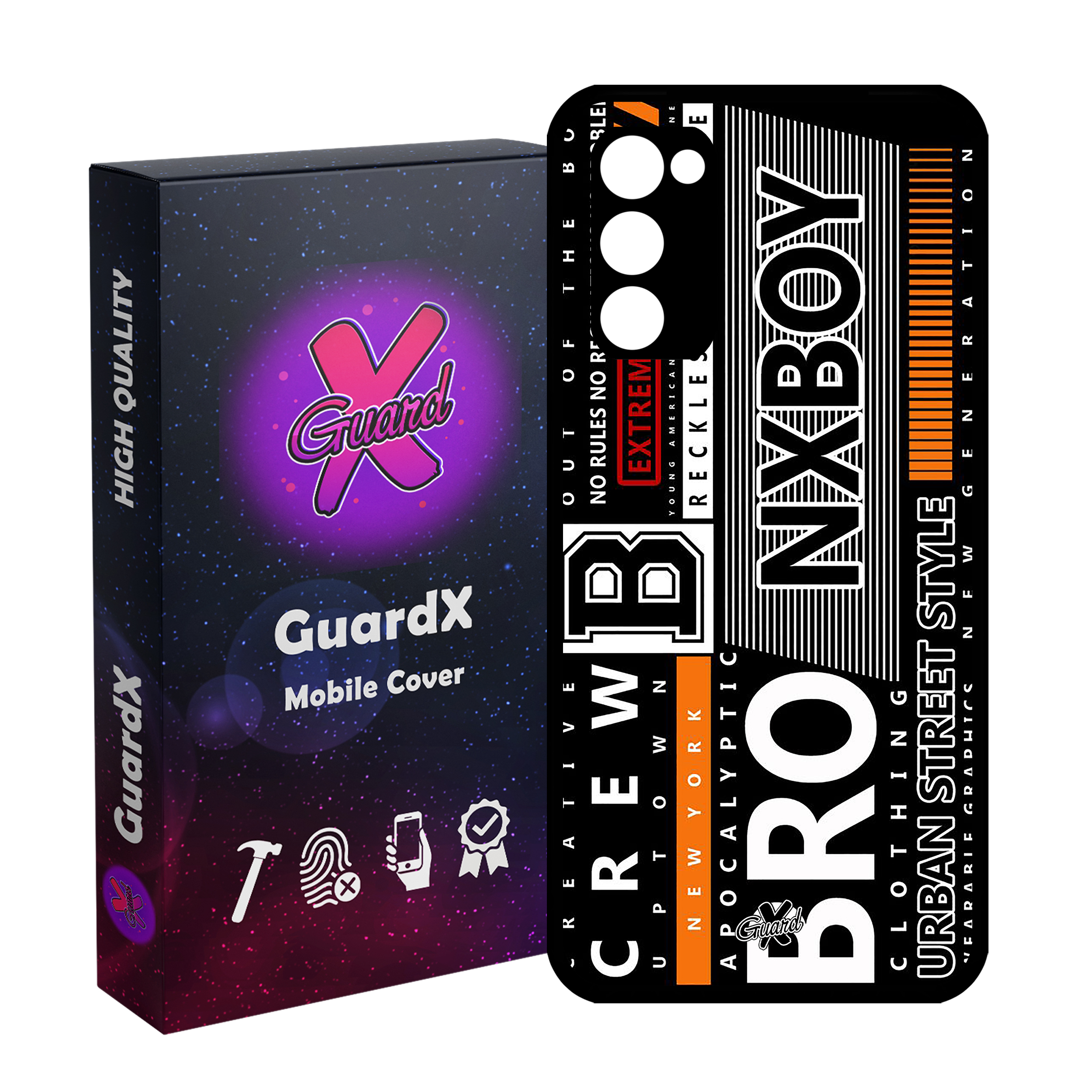 کاور گارد ایکس طرح Boy مدل Glass10527 مناسب برای گوشی موبایل سامسونگ Galaxy S20 FE