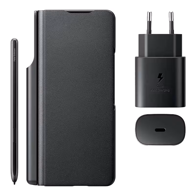 پک اصلی کاور هوشمند و قلم سامسونگ Samsung Galaxy Z Fold3 5G Flip Cover S Pen