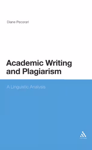 خرید و دانلود نسخه کامل کتاب Academic Writing and Plagiarism: A Linguistic Analysis