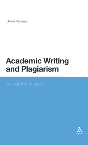 خرید و دانلود نسخه کامل کتاب Academic Writing and Plagiarism: A Linguistic Analysis