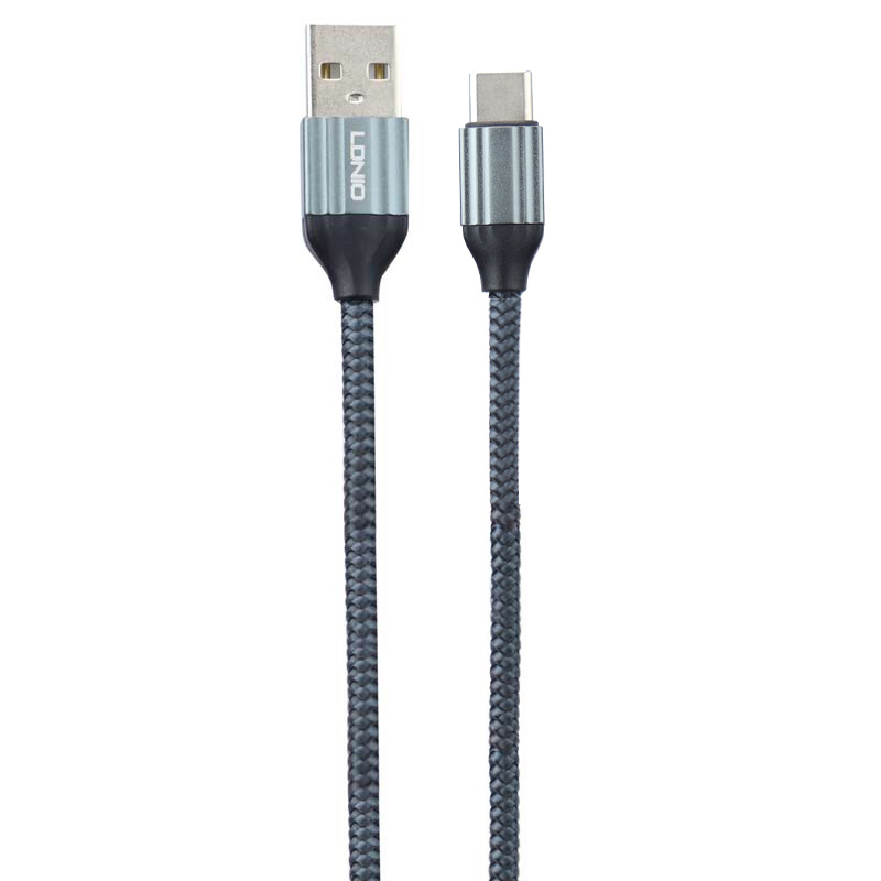 کابل شارژ USB به تایپ 2 متری الدینیو LDNIO LS432 2.4A 2m USB To Type-C cable