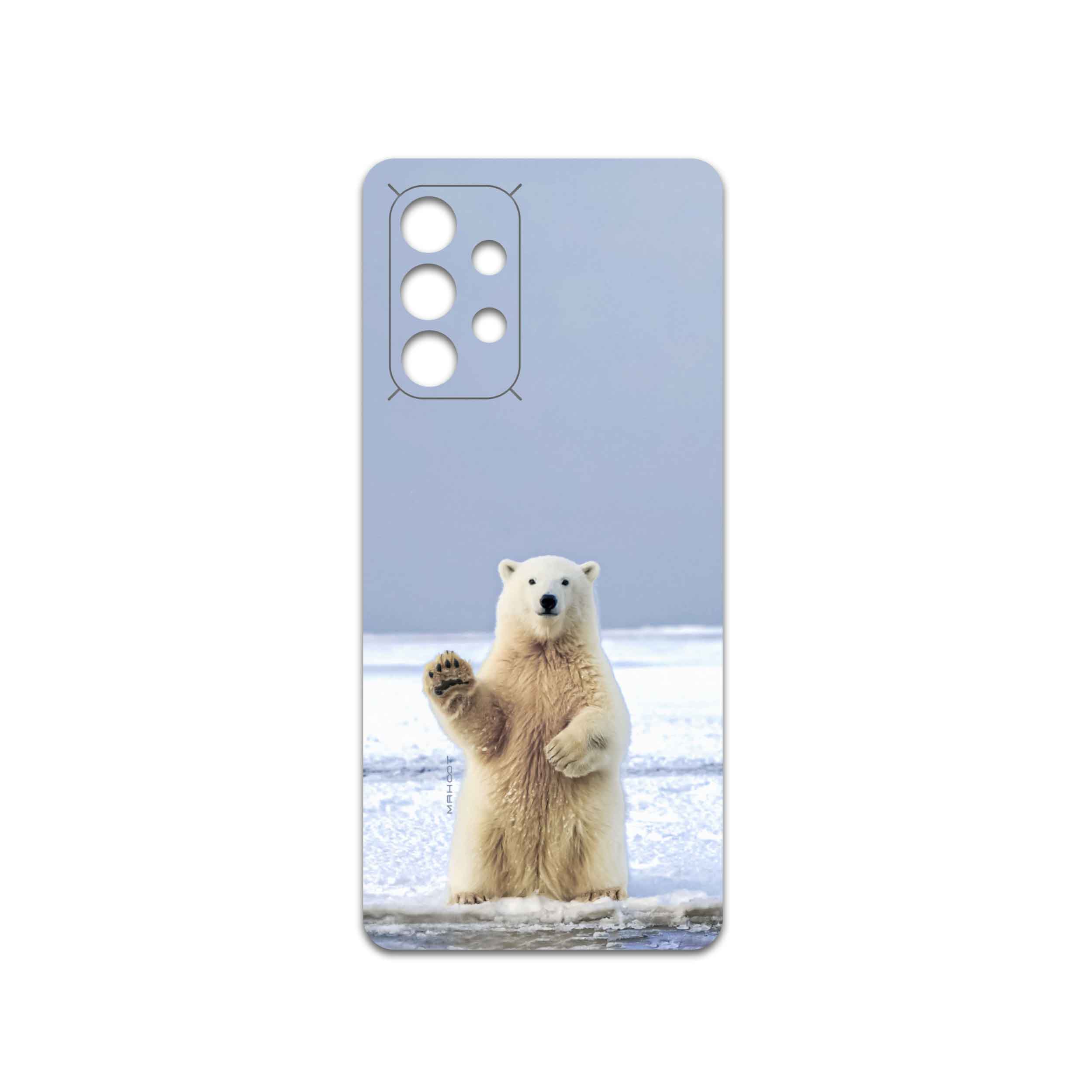 برچسب پوششی ماهوت مدل Polar-bear مناسب برای گوشی موبایل سامسونگ Galaxy A53 5G