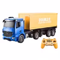 ماشین بازی کنترلی دابل ای مدل Mercedes-Benz Arocs Container Truck