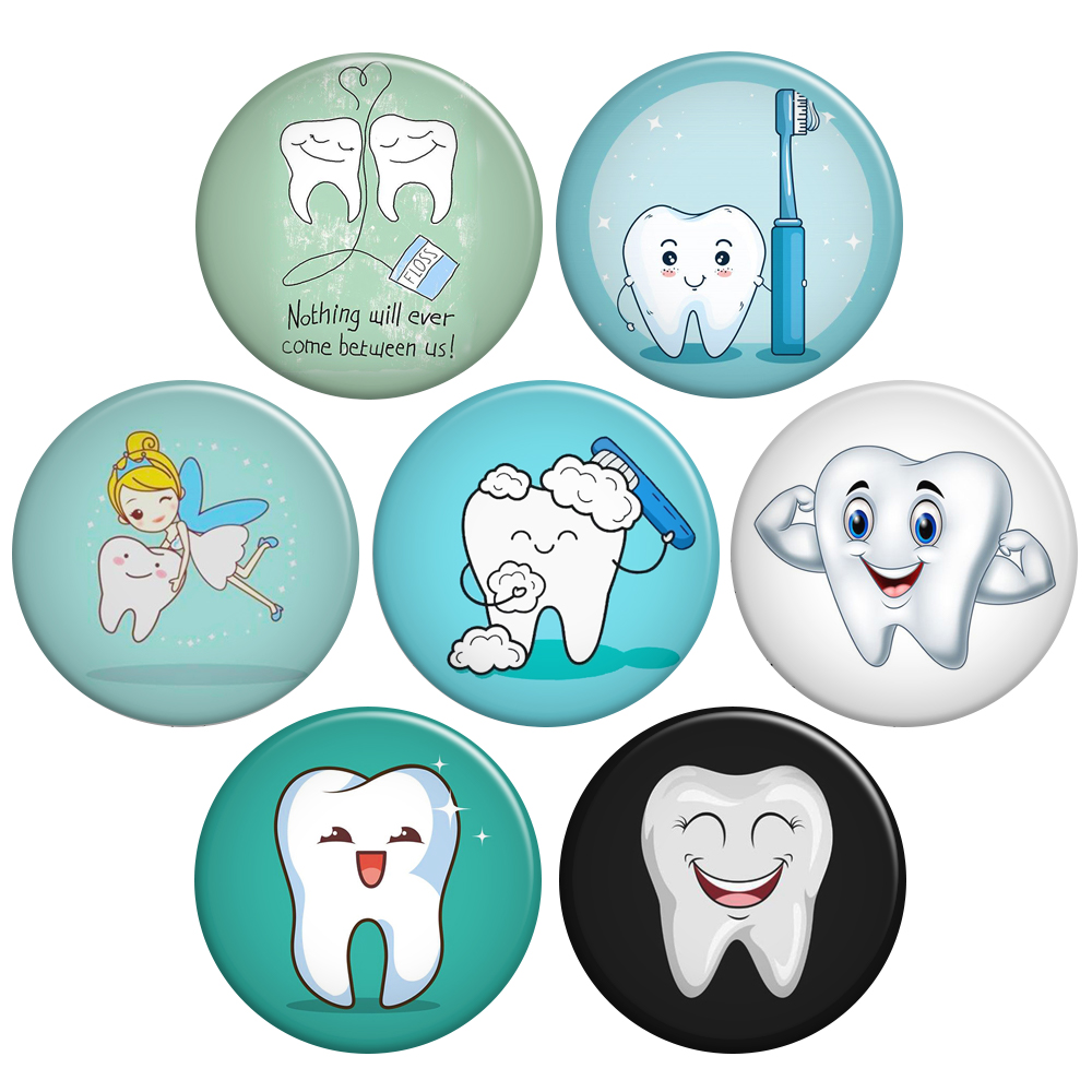 پیکسل گالری باجو طرح دندان و دندانپزشکی کد 70 مجموعه 7 عددی