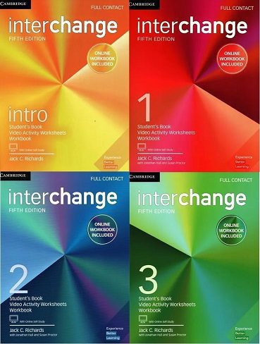 Interchange 5th SB WB CD کتاب اینترچنج (کتاب دانش آموزـ کتاب تمرین ـ فایل صوتی)