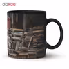 ماگ حرارتی طرح کتابخانه 