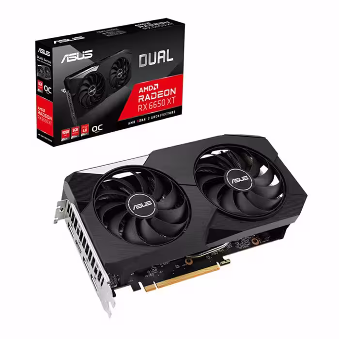کارت گرافیک ایسوس ASUS Dual Radeon RX 6650 XT OC Edition 8GB