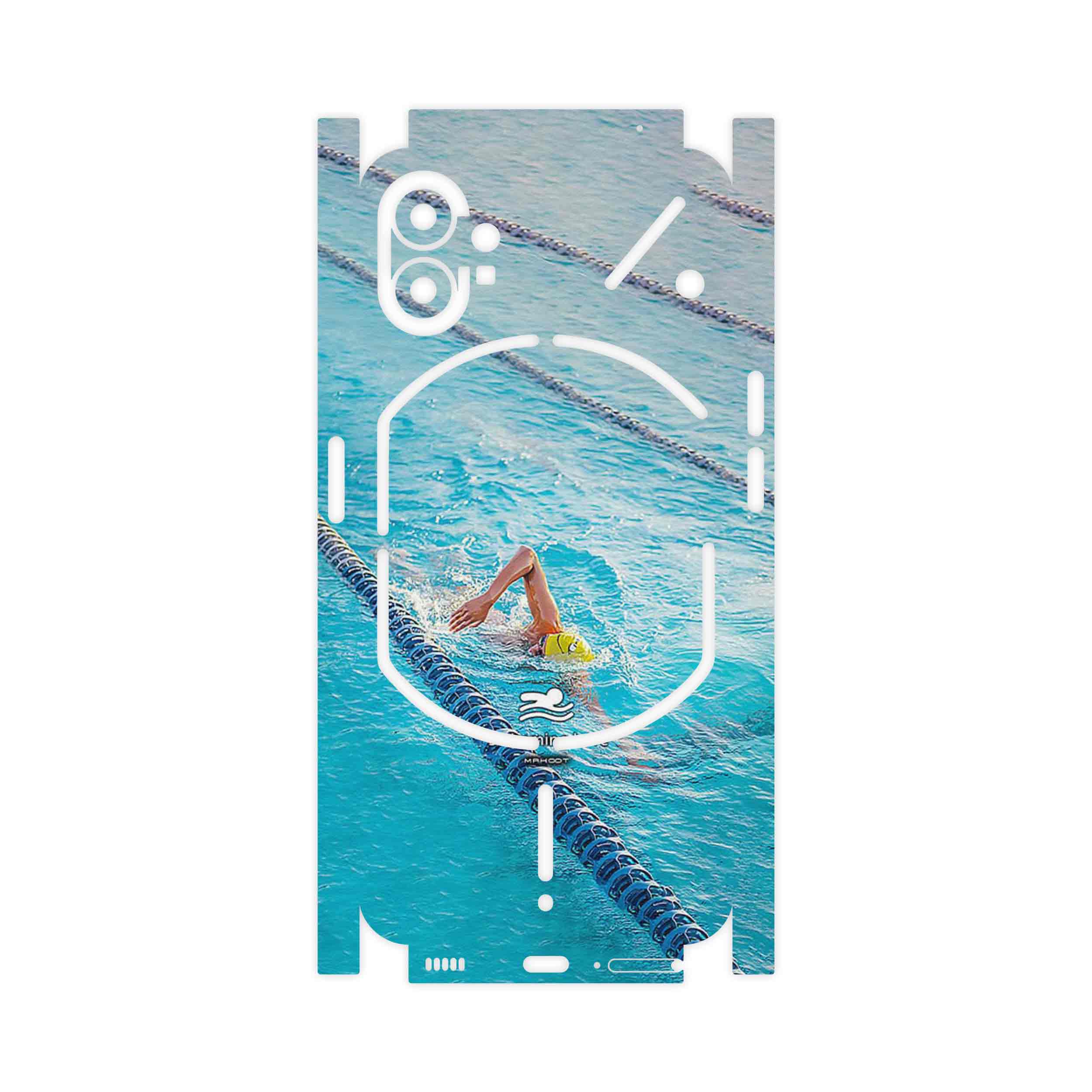 برچسب پوششی ماهوت مدل Swimming-FullSkin مناسب برای گوشی موبایل ناتینگ Phone 1