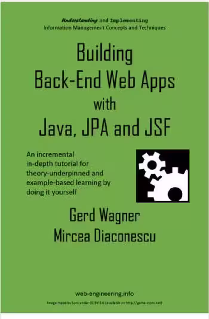 خرید و دانلود نسخه کامل کتاب Building Back-End Web Apps with Java, JPA and JSF