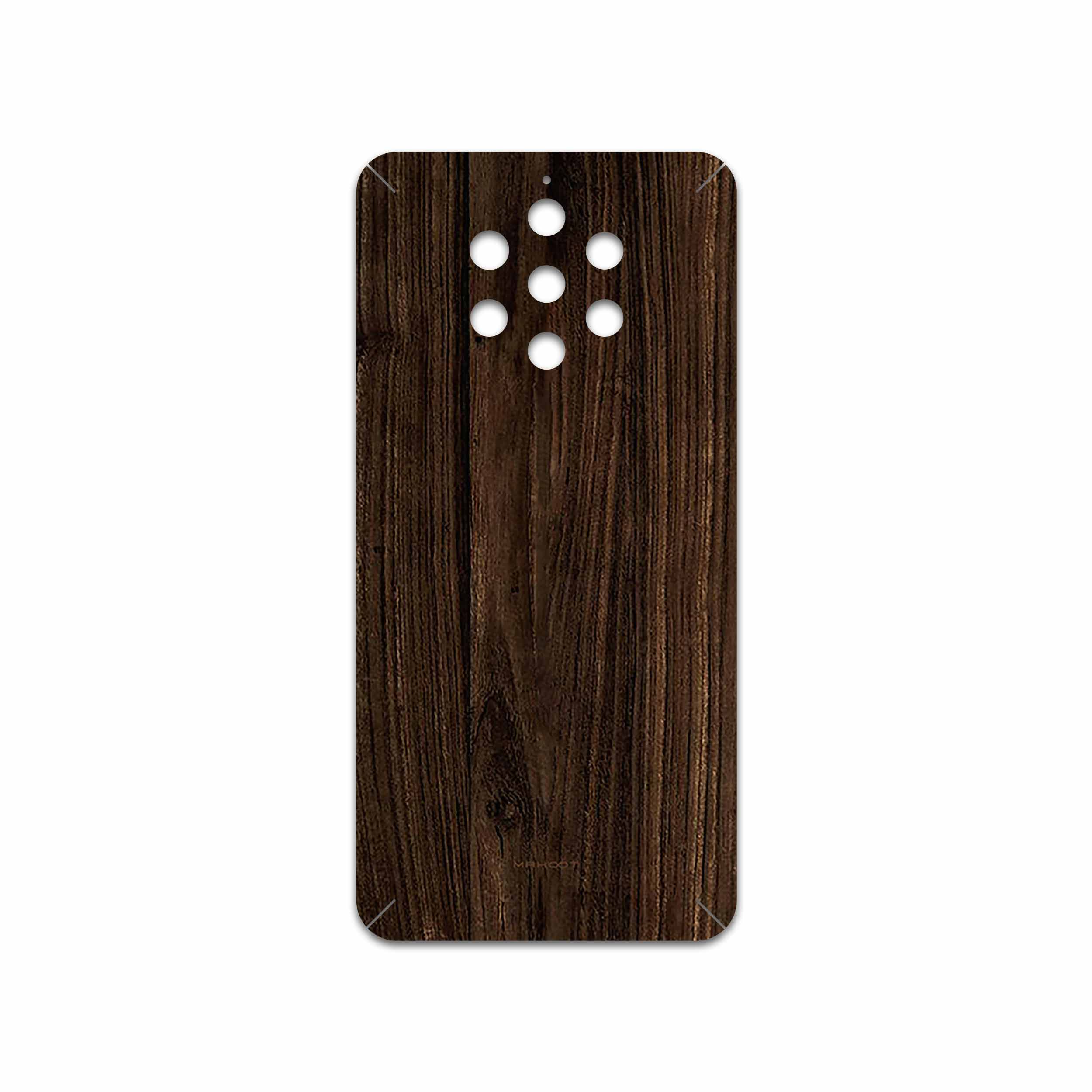 برچسب پوششی ماهوت مدل Dark Walnut Wood مناسب برای گوشی موبایل نوکیا 9 Pureview